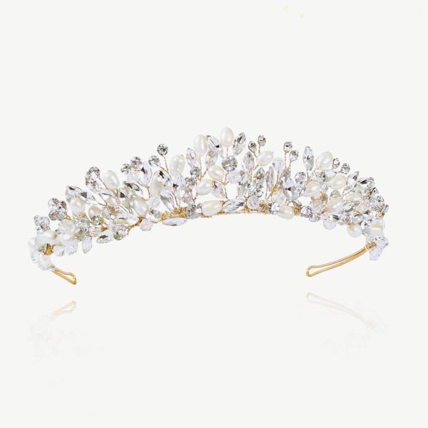 Golden embrace-tiara