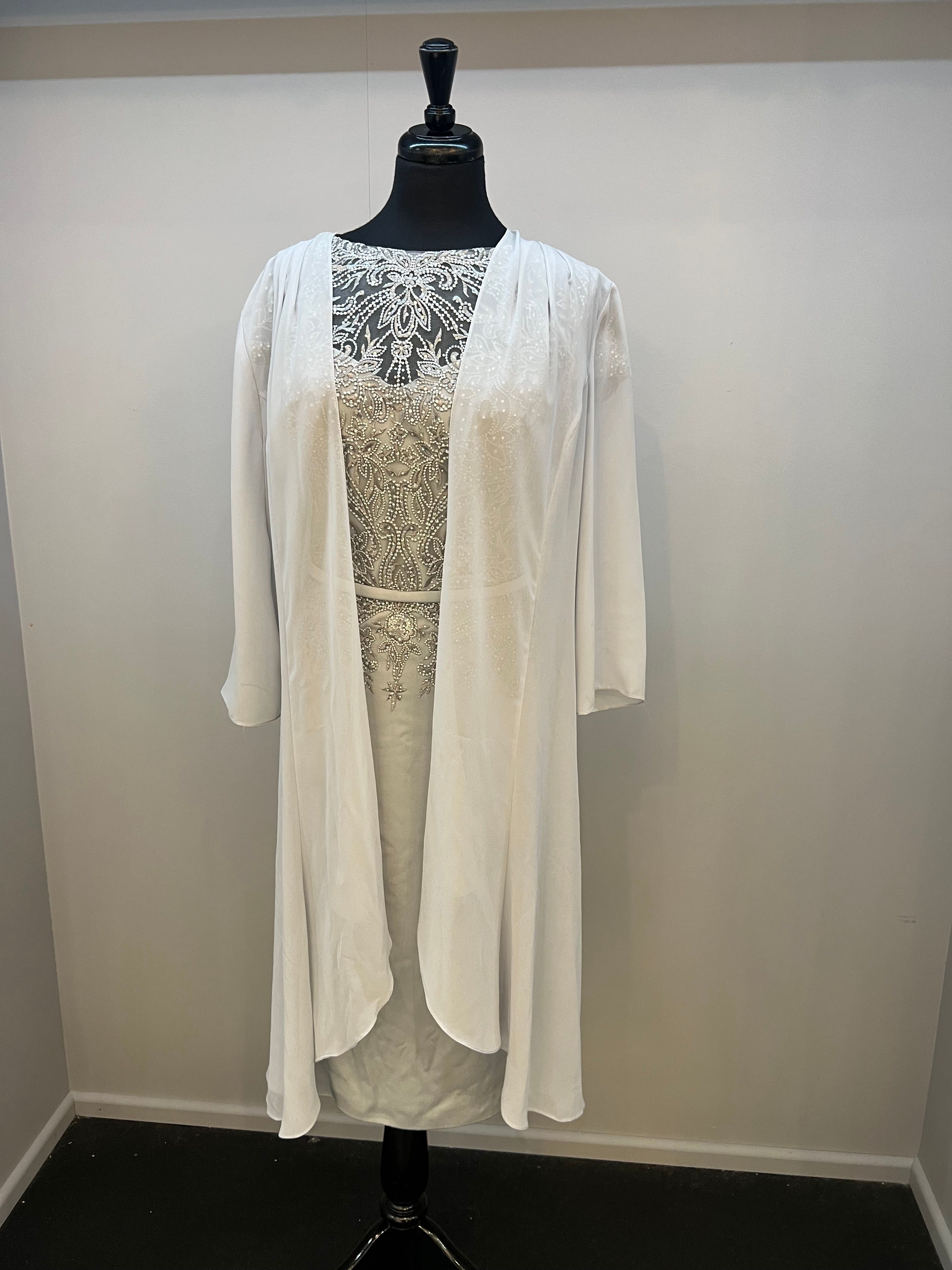 Veni 2pce Dress Chiffon Jkt