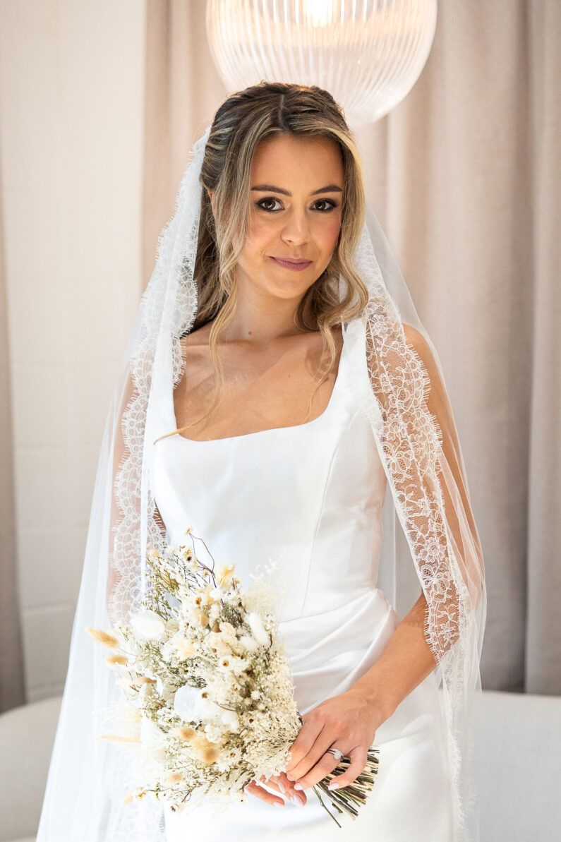 Delicate wide eyelash lace edge