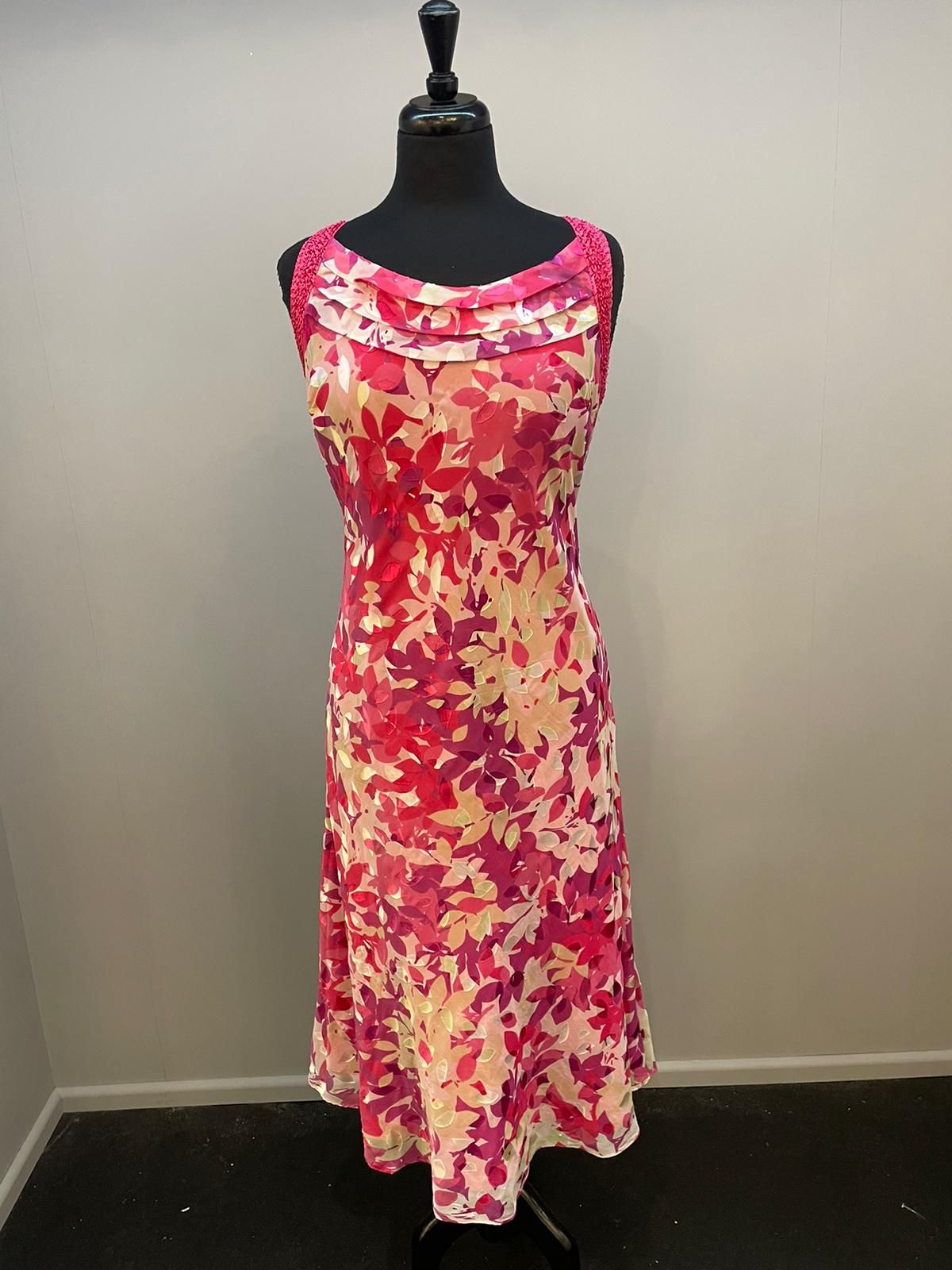 JV Chiffon Pattern Dress