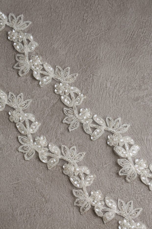Sparkling Floral Lace Straps