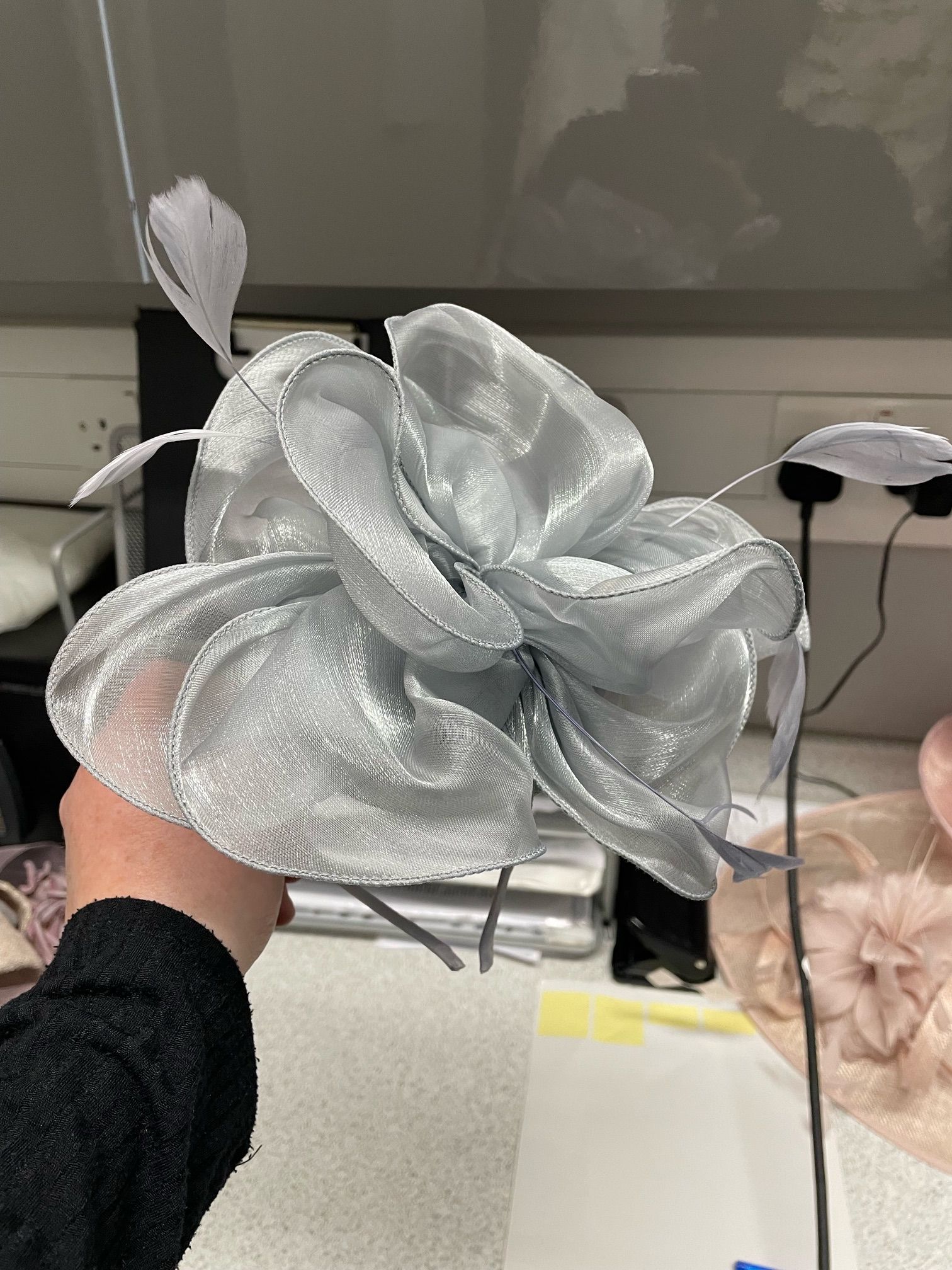 Fascinator with feathers