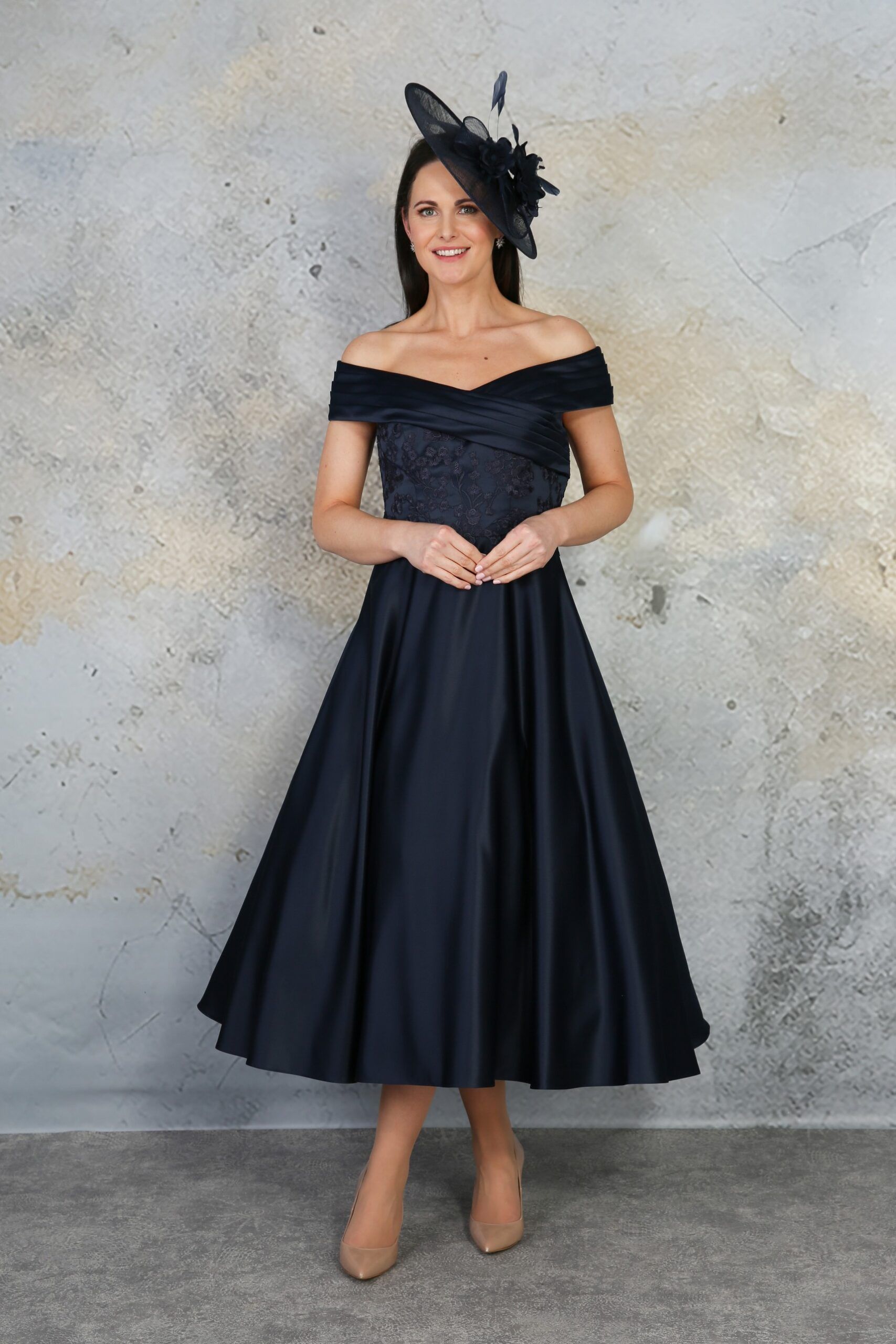 RDAD1306 mother of the bride outfit in Navy/Navy
