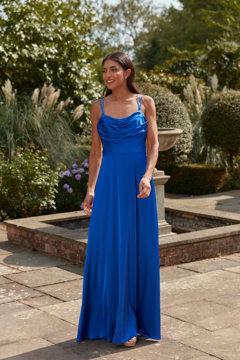 WN3035 bridesmaid dress in Royal Blue