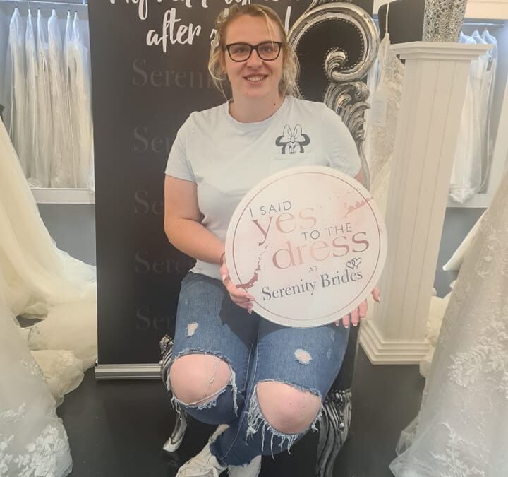 Congratulations to Jolanta who found her beautiful wedding dress. 💕🍾